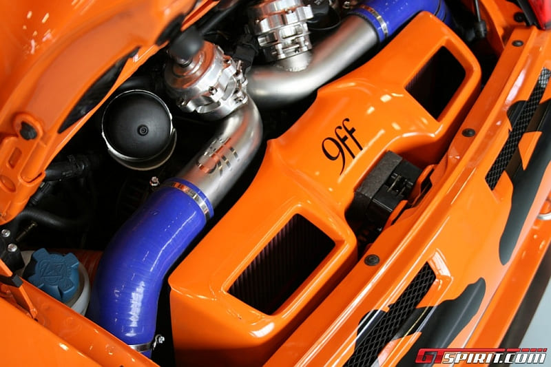 Motorraum des 9FF Porsche GT1200