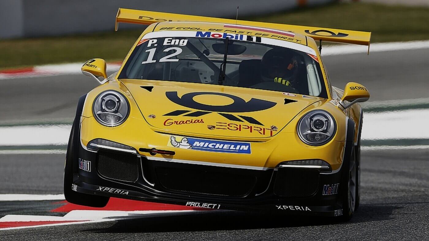 Philipp Eng im Porsche Mobil 1 Supercup in Monza