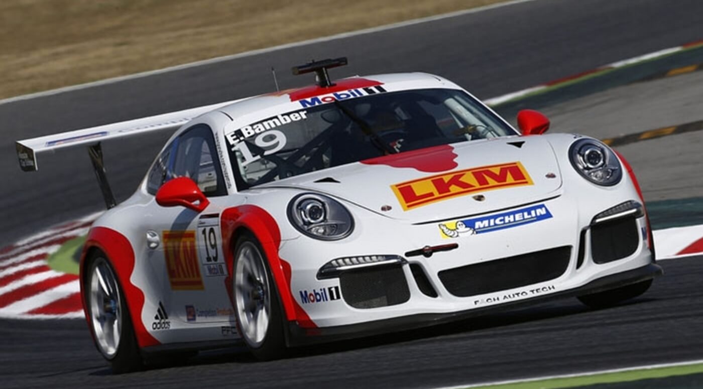 Earl Bamber im Porsche Mobil 1 Supercup in Spa-Francorchamps