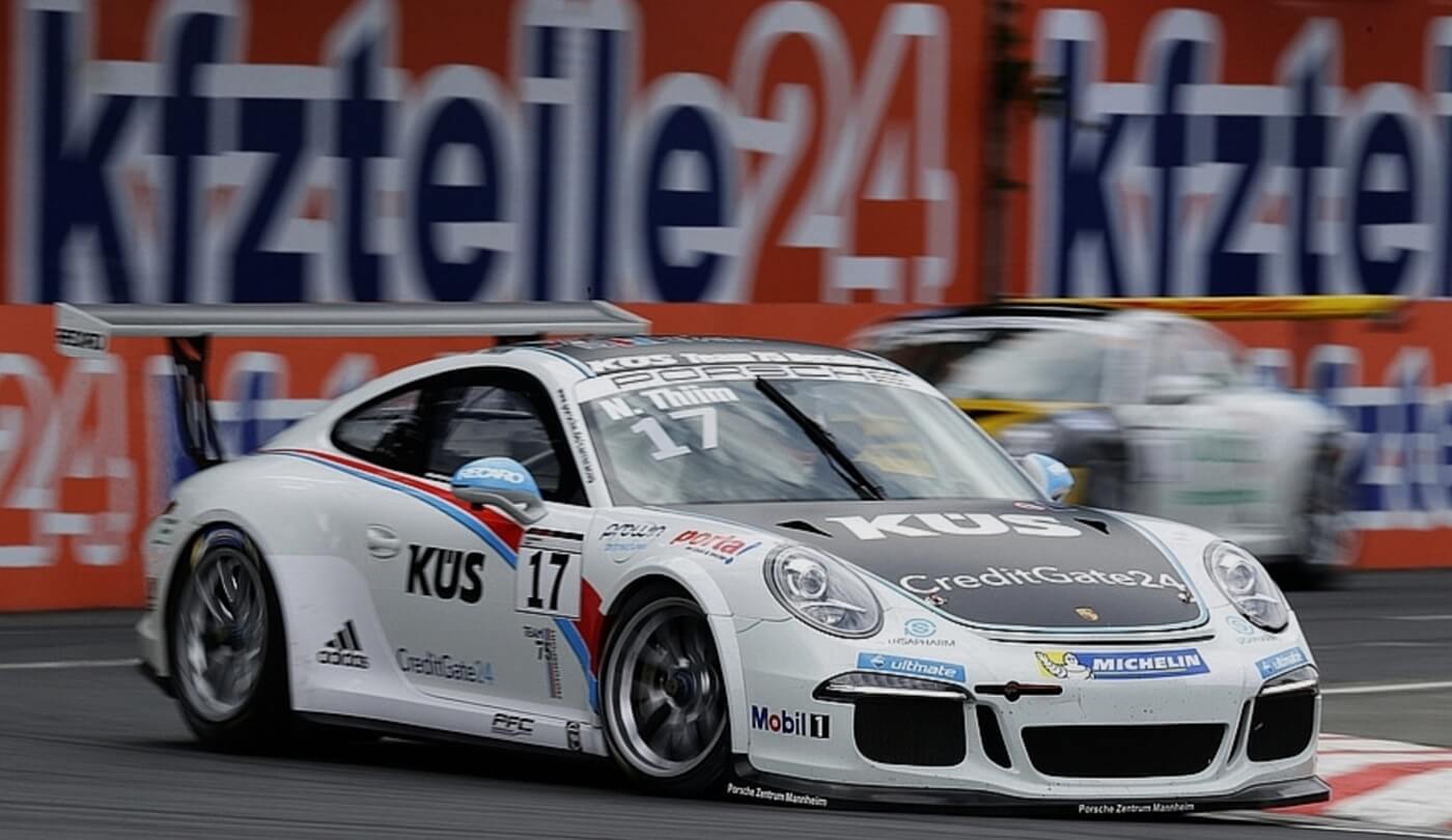 Nicki Thiim im Porsche Carrera Cup auf dem Norisring