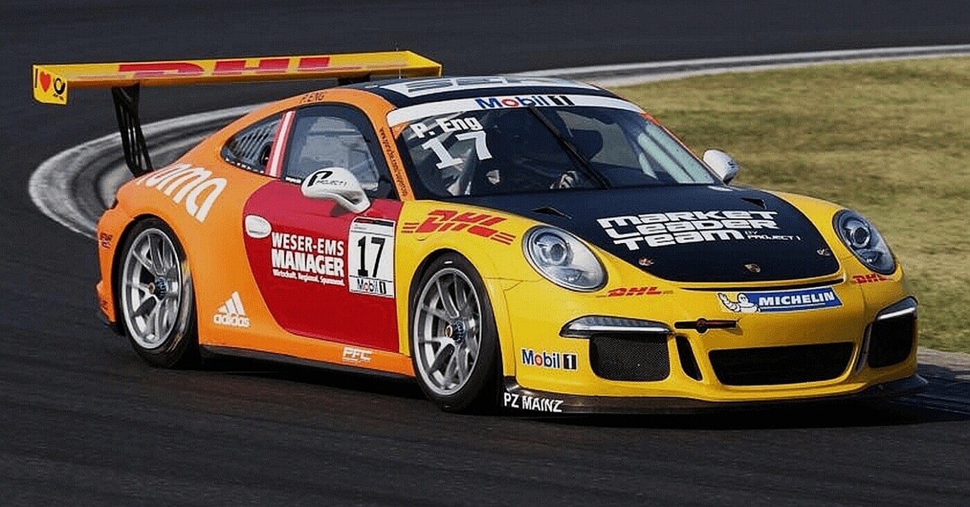 Philipp Eng im Porsche Mobil 1 Supercup auf dem Hungaroring