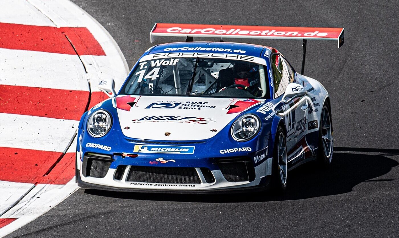 Toni Wolf im Porsche Carrera Cup auf dem Nürburgring