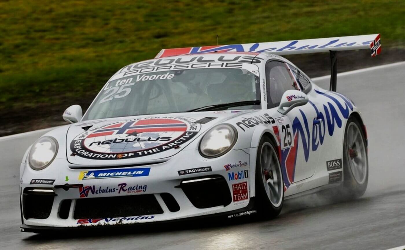 Larry ten Voorde im Porsche Carrera Cup auf dem Lausitzring