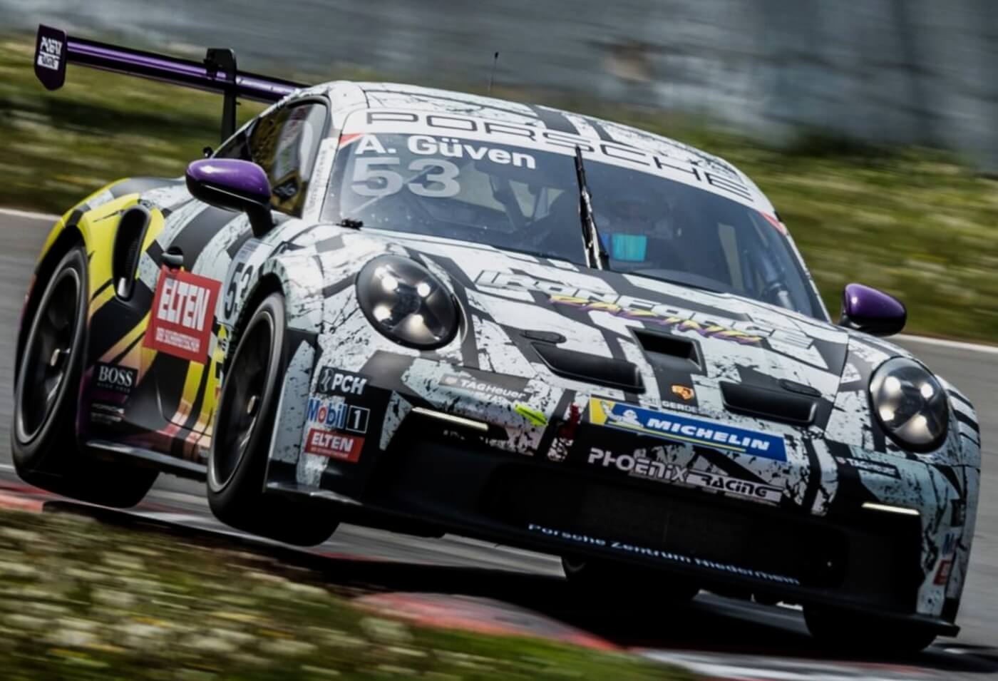 Porsche Carrera Cup Deutschland Saison 2021 Ayhancan Güven im Porsche Carrera Cup in Oschersleben