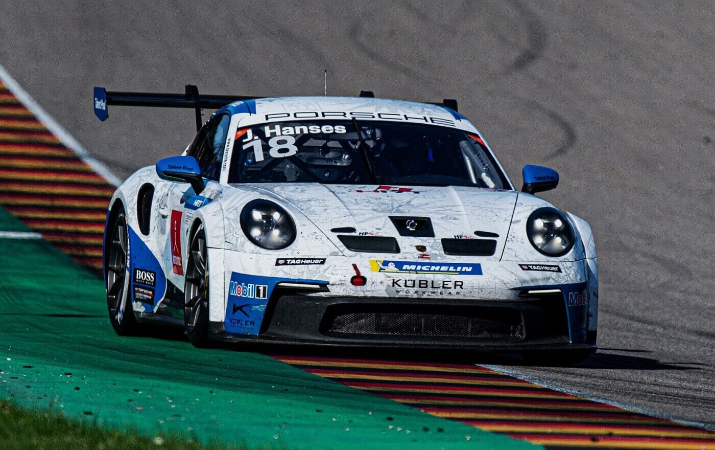 Porsche Carrera Cup Deutschland Saison 2021 Julian Hanses im Porsche Carrera Cup auf dem Sachsenring