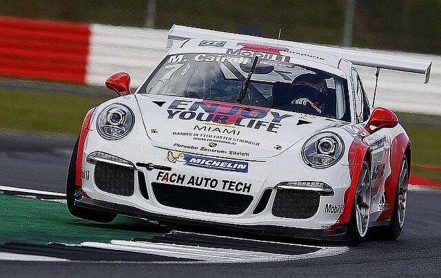 Fach Auto Tech im Porsche Mobil 1 Supercup Matteo Cairoli im Porsche Supercup