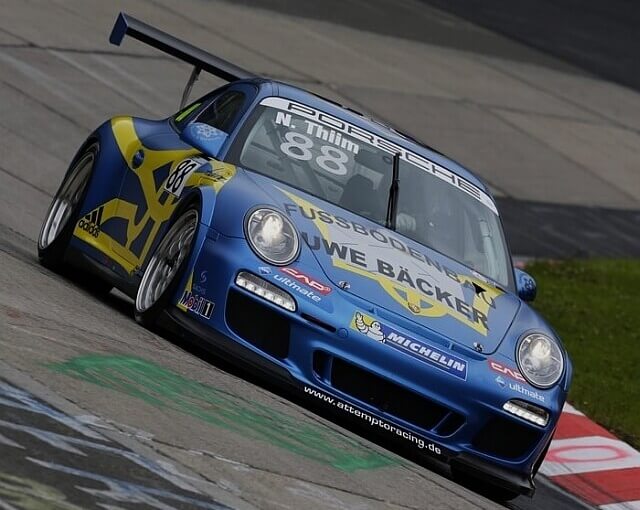 Porsche Carreracup Deutschland Wertung 2013 Nicki Thiim auf der Nordschleife