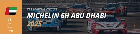 Termine 2025 von Rennsport-Veranstaltungen 6h-Rennen Dubai 2025