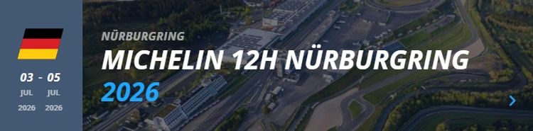 Rennsportveranstaltung auf dem Nürburgring im Juli 2026