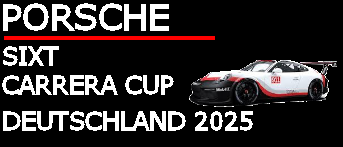 Porsche Sixt Carrera Cup Saison 2025