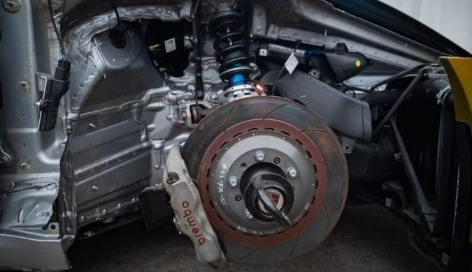 Bremsanlage von Brembo am Porsche 911 Carrera hinten
