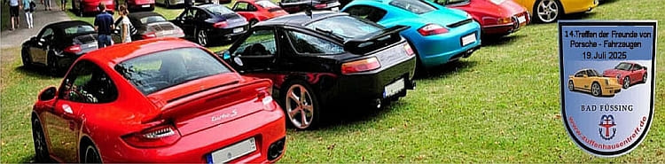 Jährliches Treffen der Porsche Freunde Bad Füssing 2025