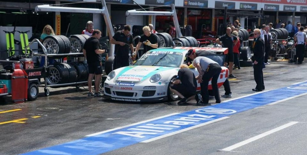 Boxenstop Porsche Supercup