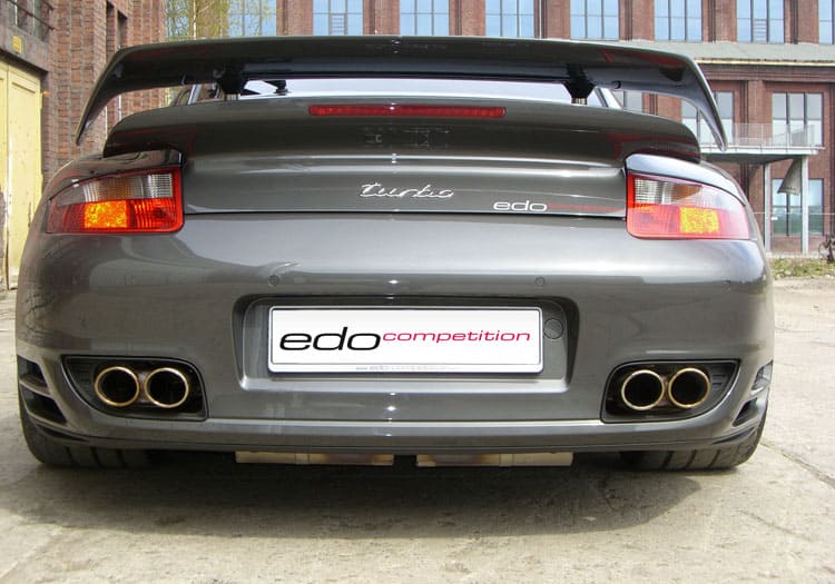 edo Competition Porsche 997 Turbo Heckansicht