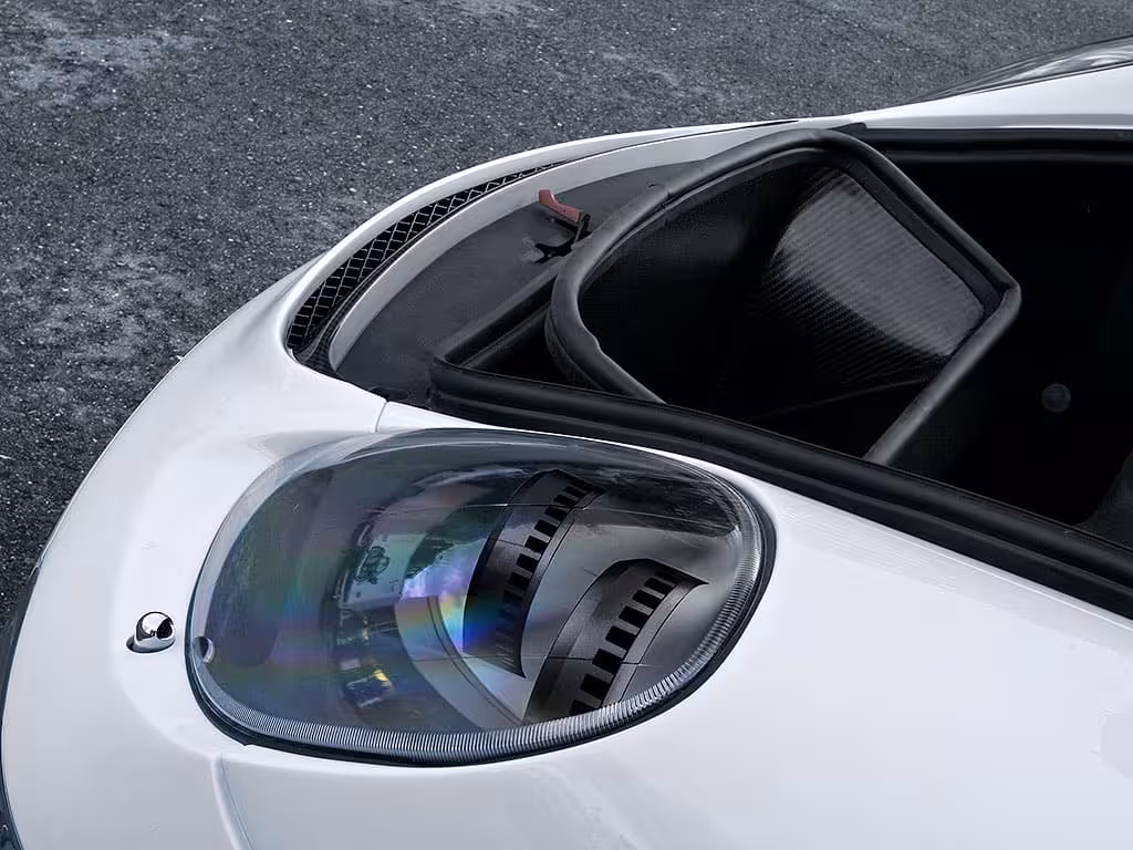 Porsche 997 turbo Vergleichstest Gemballa Porsche Avalanche GTR-800 Evo R Scheinwerfer
