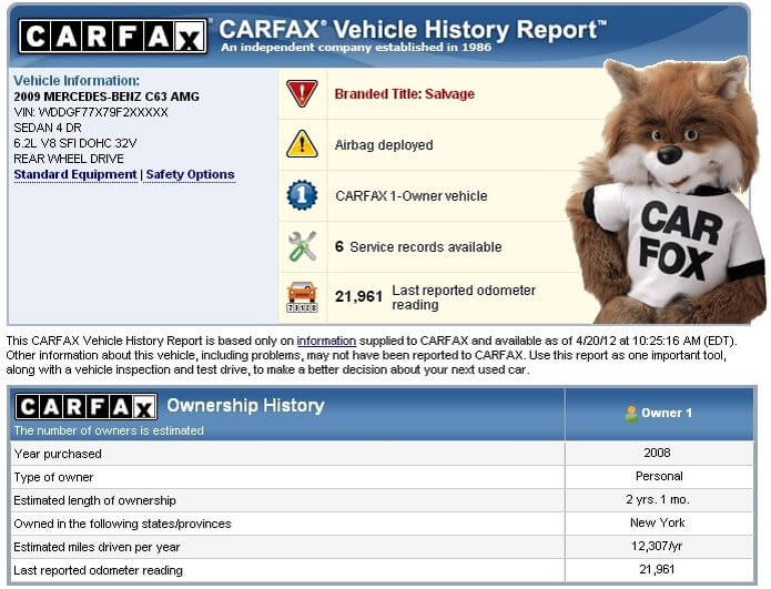 Carfax part one