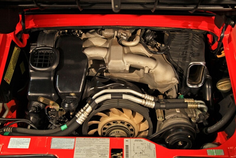 Wartung am Porsche 911