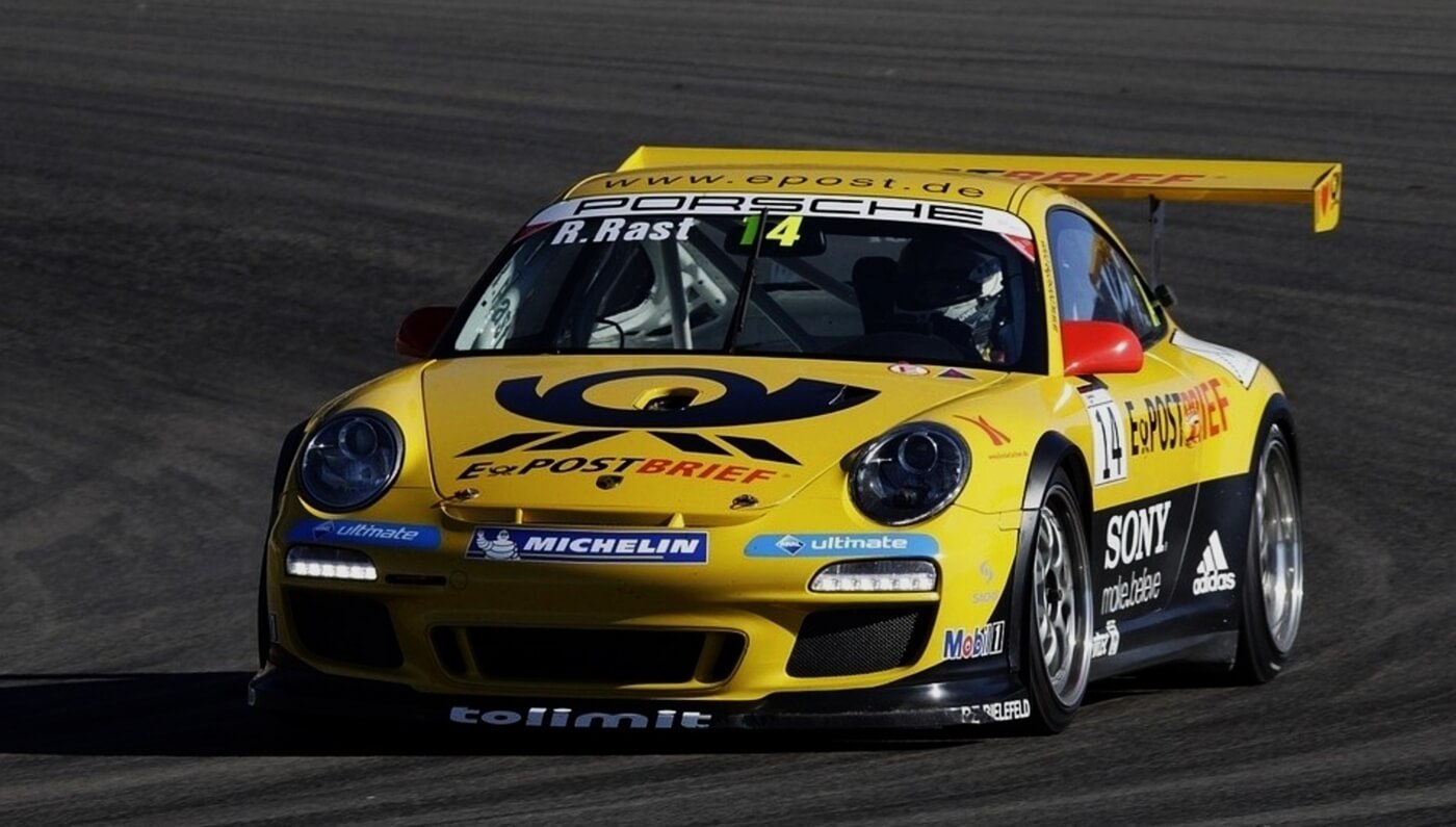 Porsche Carrera Cup Saison 2012 Rene Rast im Porsche Carrera Cup auf dem Hockenheimring