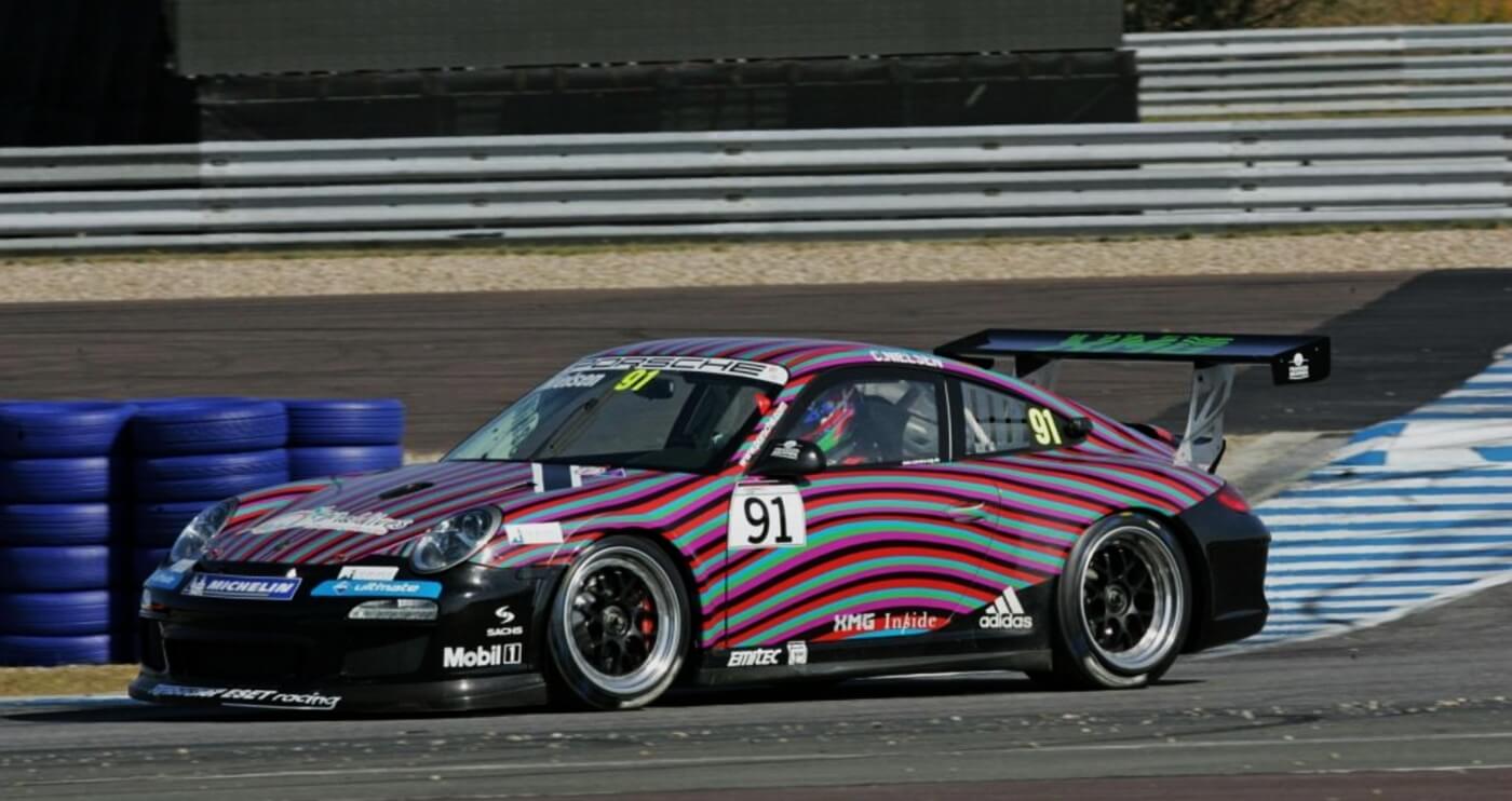 Porsche Carrera Cup Saison 2012 Christina Nielsen im Porsche Carrera Cup auf dem Lausitzring