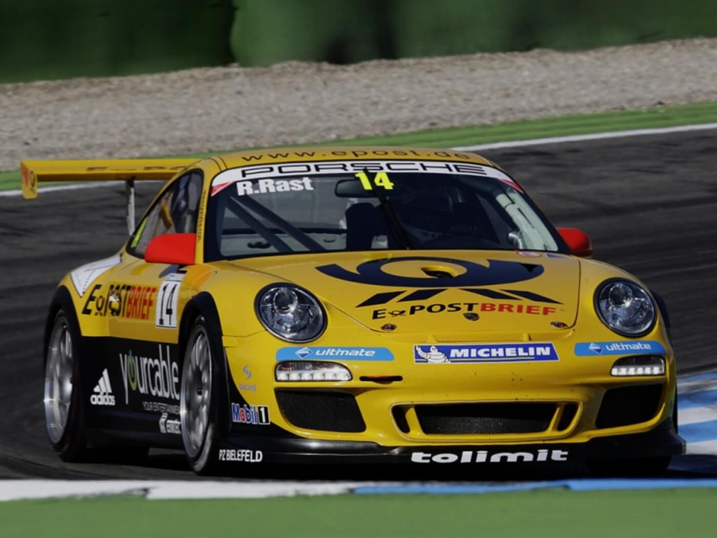 Porsche Carrera Cup Saison 2012 Rene Rast im Porsche Carrera Cup auf dem Norisring