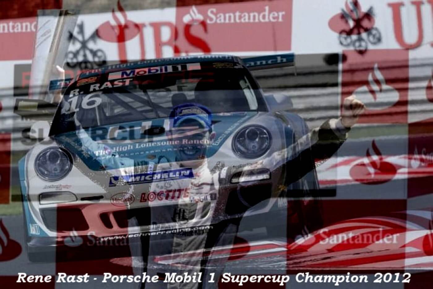 Porsche Mobil 1 Supercup Saison 2012 Rene Rast im Porsche Mobil 1 Supercup in Monza