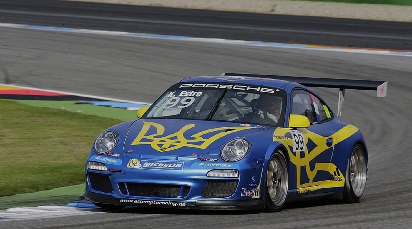 Porsche Carrera Cup Saison 2013 Kevin Estre im Porsche Carrera Cup in Oschersleben