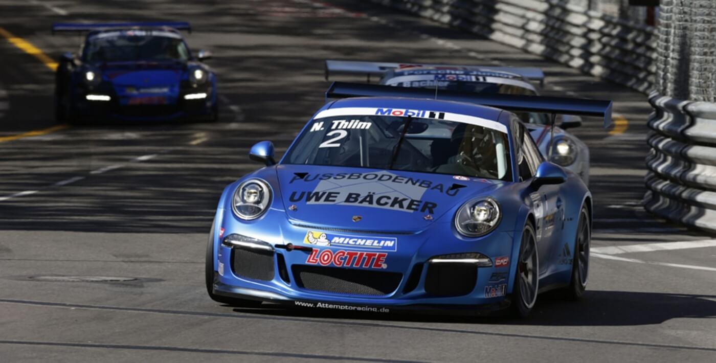 Nicki Thiim im Porsche Mobil 1 Supercup in Abu Dhabi