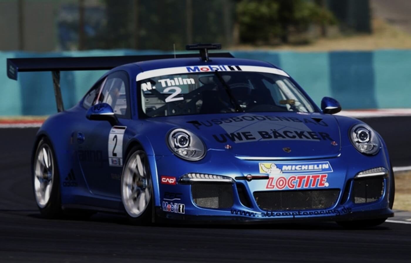 Nicki Thiim im Porsche Mobil 1 Supercup in Silverstone