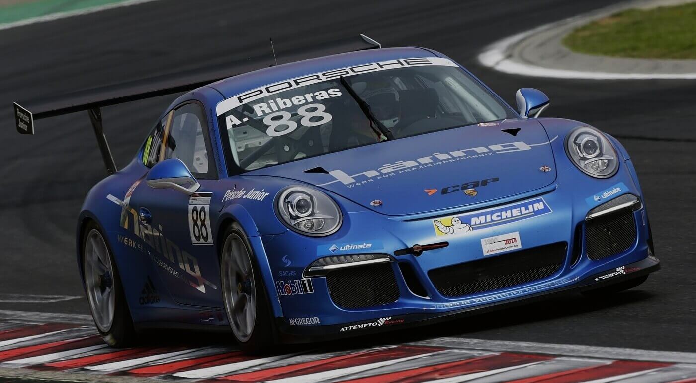 Alex Riberas im Porsche Carrera Cup auf dem Hungaroring