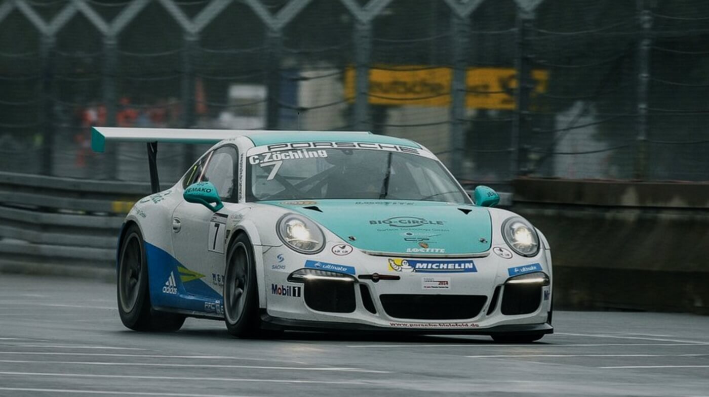 Christopher Zoechling im Porsche Carrera Cup in Oschersleben