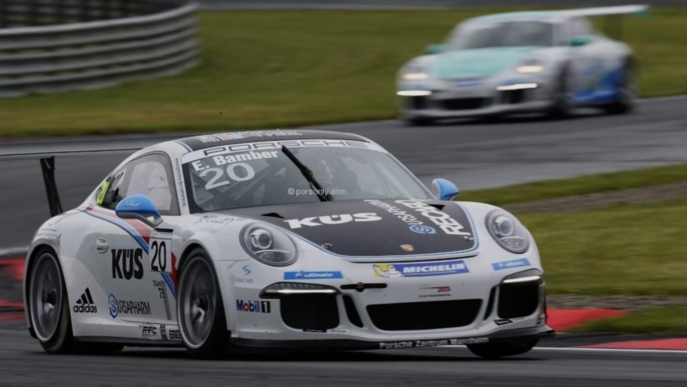 Porsche Carrera Cup Saison 2014 Earl Bamber im Porsche Carrera Cup auf dem Red Bull Ring