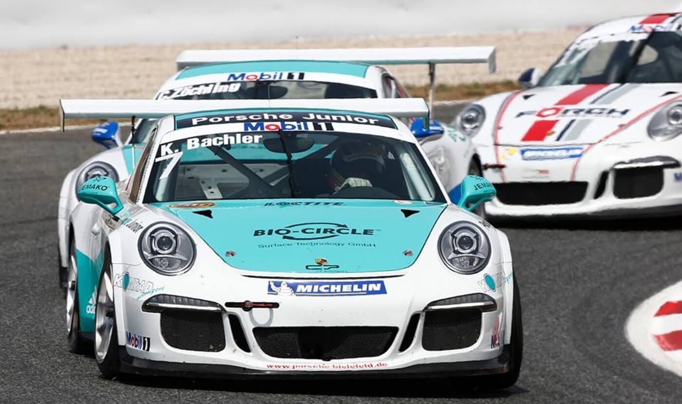 Porsche Mobil 1 Supercup Saison 2014 Klaus Bachler im Porsche Mobil 1 Supercup in Barcelona