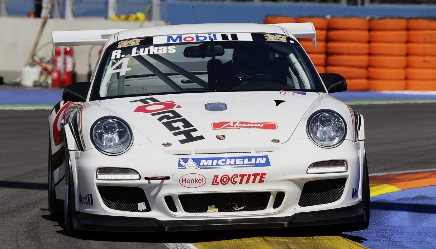 Robert Lukas im Porsche Mobil 1 Supercup auf dem Hungaroring