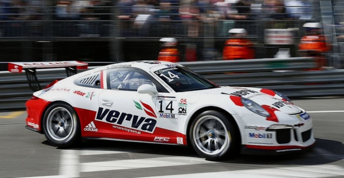 Porsche Mobil 1 Supercup Saison 2014 Kuba Giermaziak im Porsche Mobil 1 Supercup in Monaco