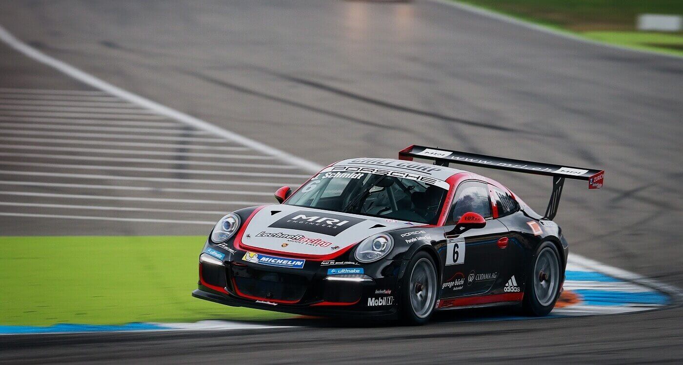 Porsche Carrera Cup Saison 2015 Jeffrey Schmidt im Porsche Carrera Cup auf dem Hockenheimring
