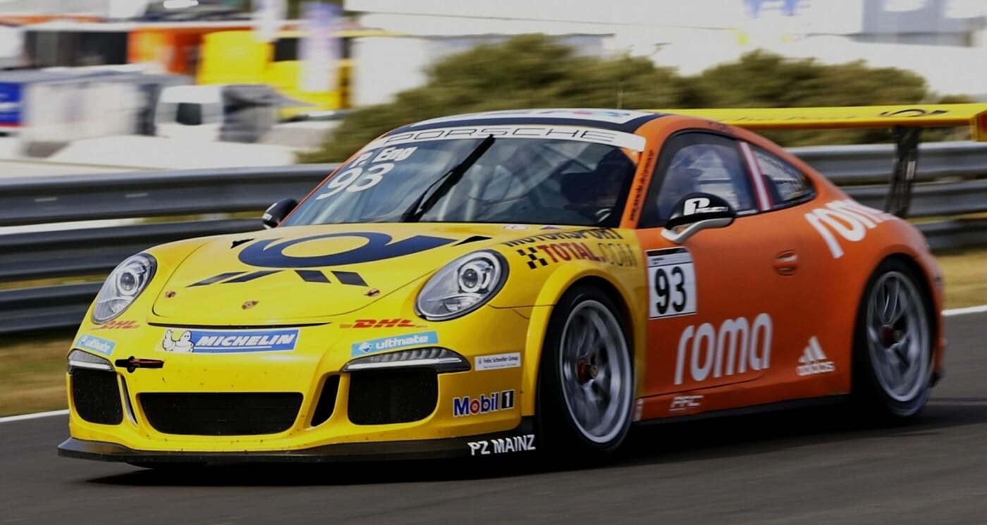 Philipp Eng im Porsche Carrera Cup auf dem Lausitzring