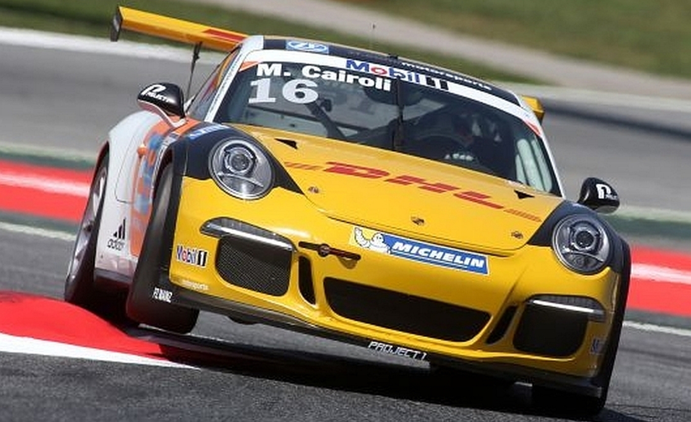 Porsche Mobil 1 Supercup Saison 2015 Matteo Cairoli im Porsche Mobil 1 Supercup in Monza