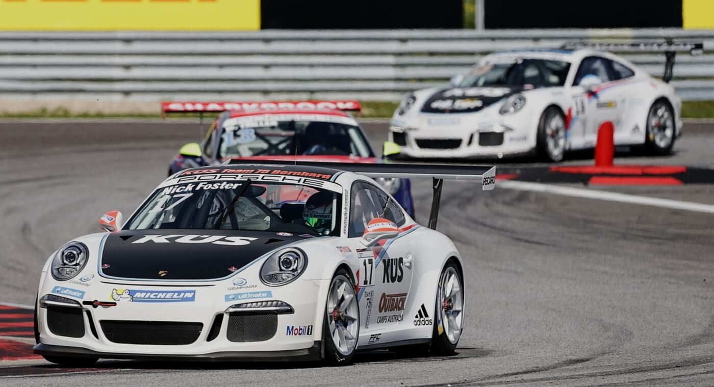 Nick Foster im Porsche Carrera Cup auf dem Norisring