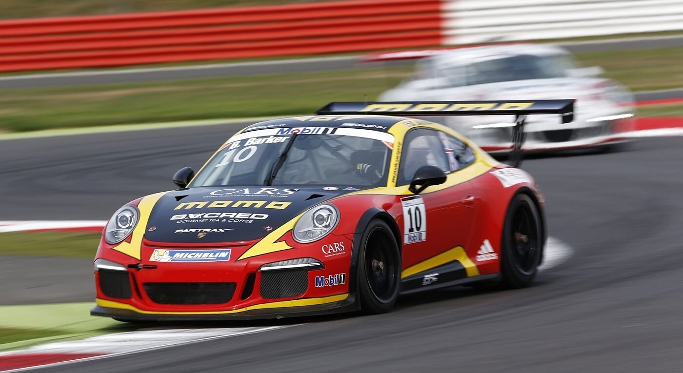 Ben Barker im Porsche Mobil 1 Supercup in Silverstone