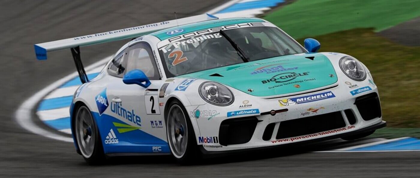 Thomas Preining im Porsche Carrera Cup auf dem Hockenheimring