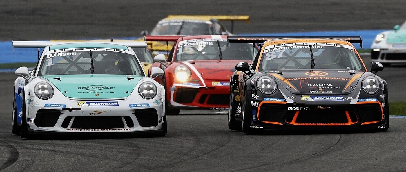 Porsche Carrera Cup Saison 2017 Michael Ammermüller im Porsche Carrera Cup auf dem Norisring