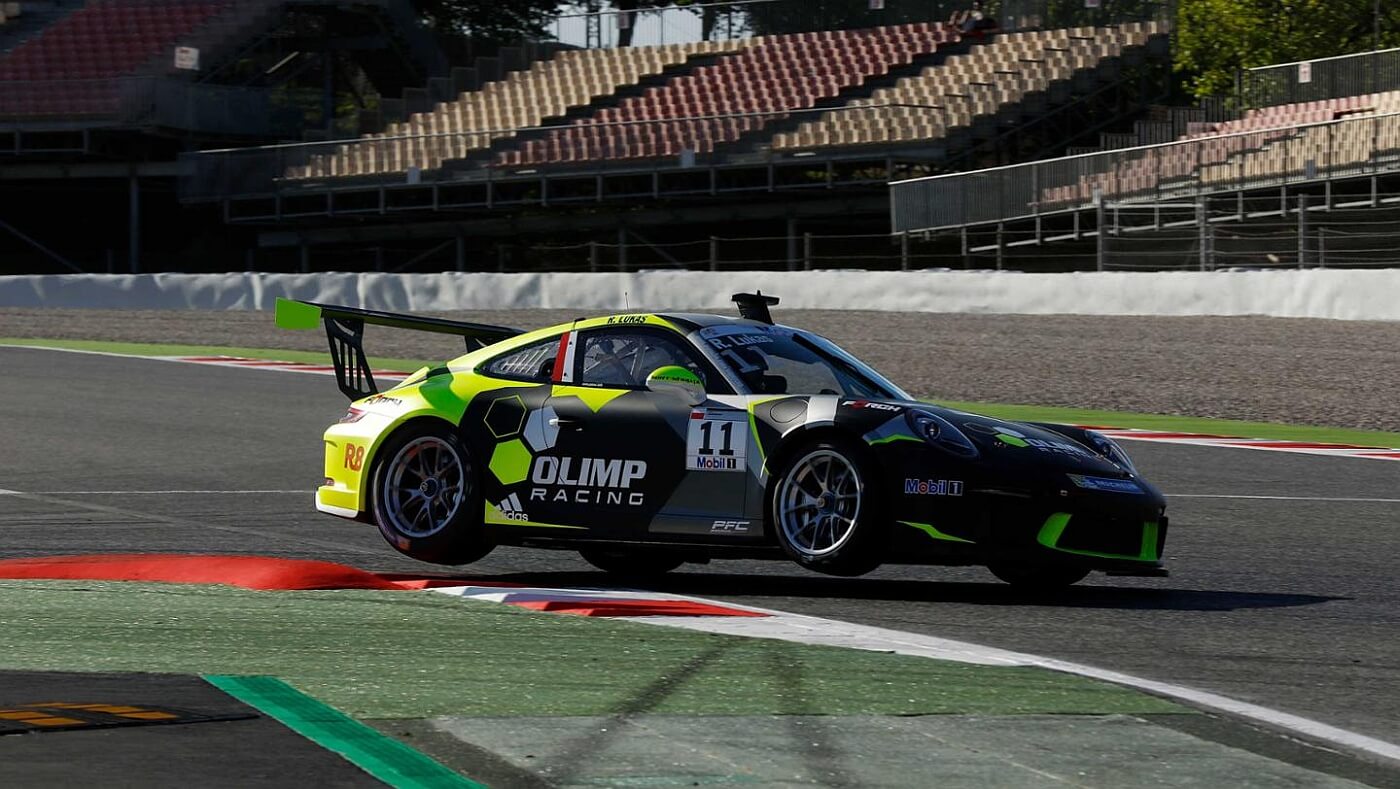 Robert Lukas im Porsche Mobil 1 Supercup in Mexico-City