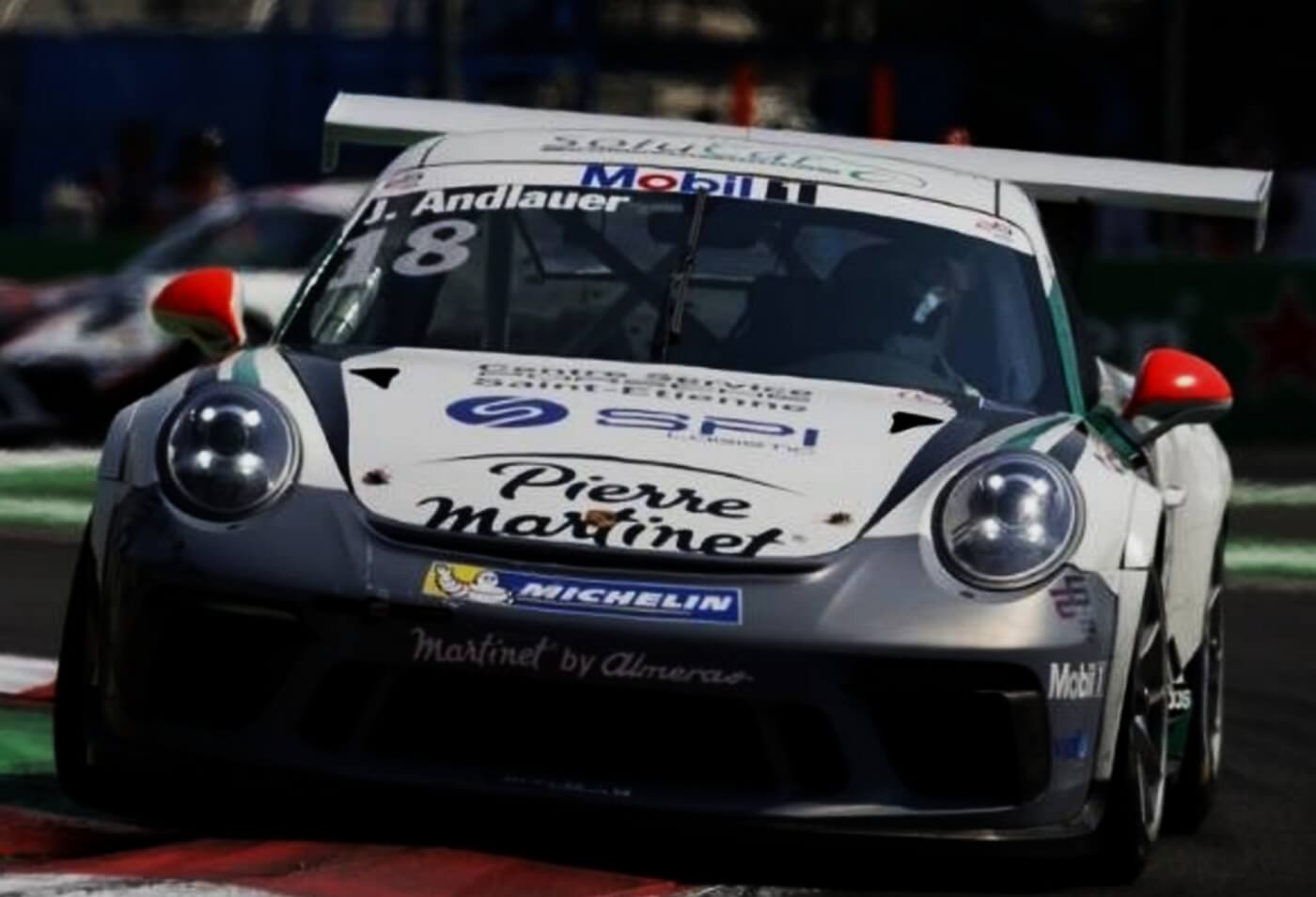 Julien Andlauer im Porsche Mobil 1 Supercup in Barcelona