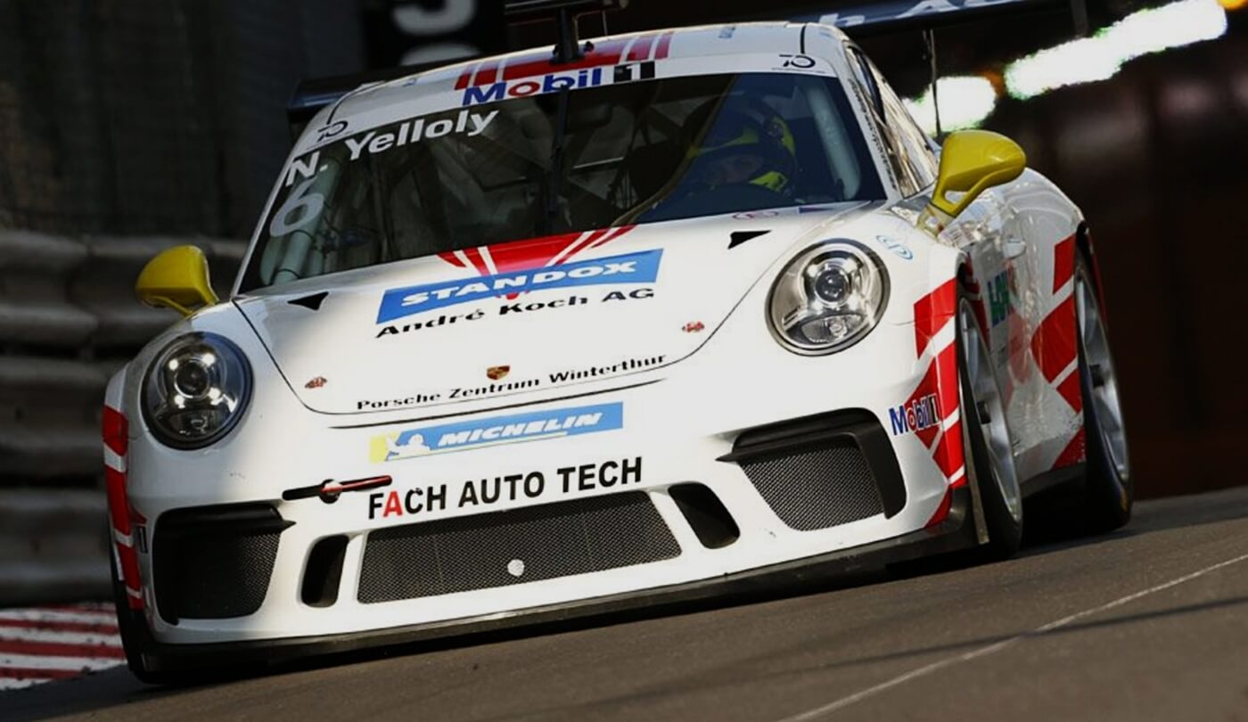 Nick Yelloly im Porsche Mobil 1 Supercup in Monaco