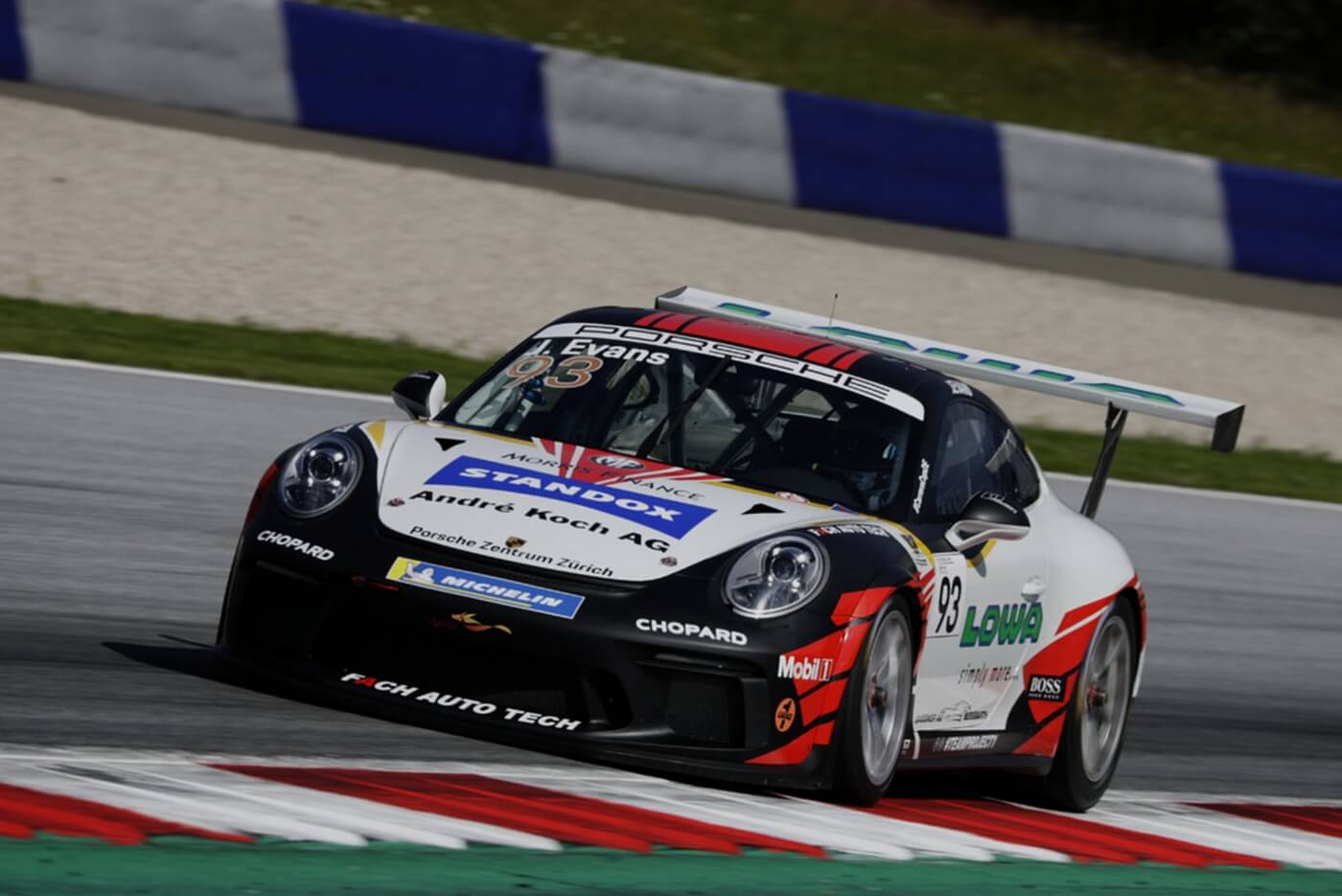 Porsche Carrera Cup Saison 2019 Jaxon Evans im Porsche Carrera Cup auf dem Hockenheimring