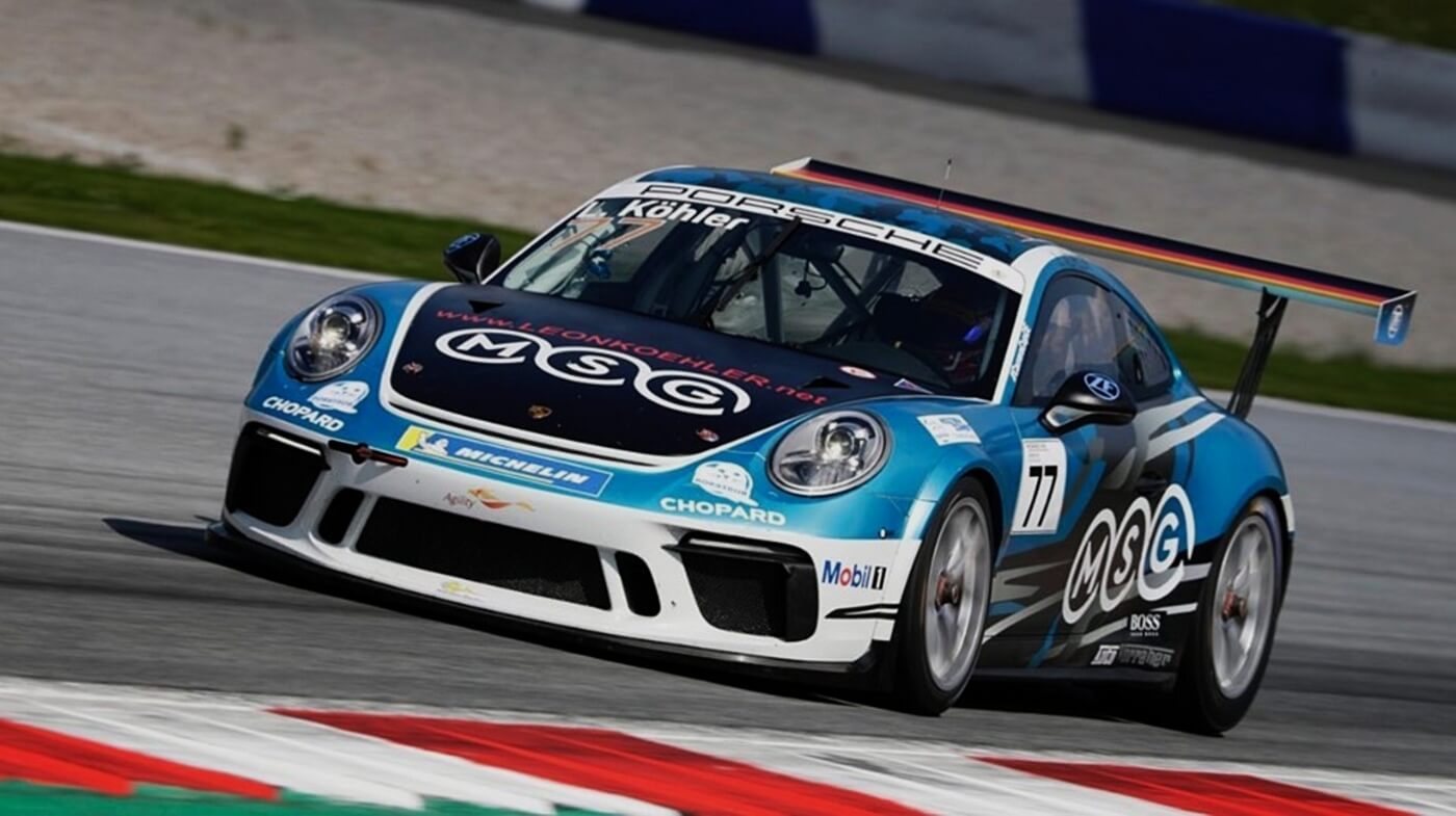Porsche Carrera Cup Saison 2019 Leon Köhler im Porsche Carrera Cup auf dem Norisring