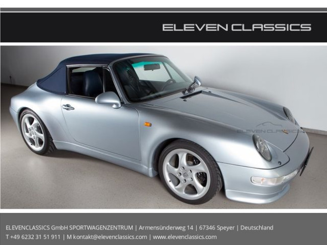 PORSCHE 993 CARRERA 2 CABRIO IN POLARSILBER