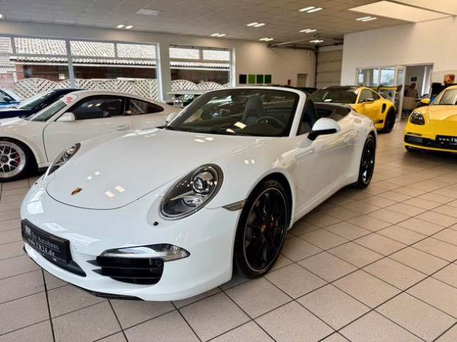PORSCHE 991 CARRERA S CABRIO IN PURE WHITE