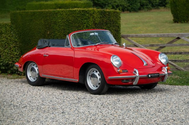 PORSCHE 356 C CABRIOLET IN SIGNALROT