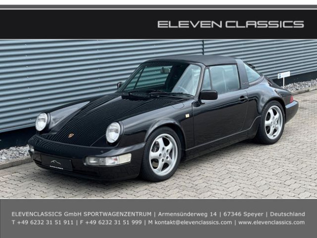PORSCHE 964 CARRERA 2 TARGA IN SATINSCHWARZ